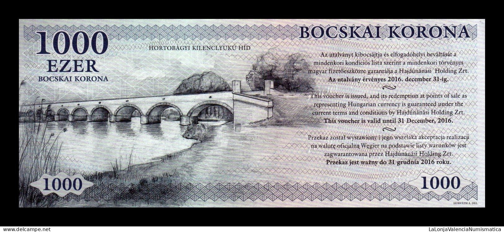 Hungría Hungary Set 6 banknotes 500 1000 2000 5000 10000 20000 Korona Hajdúnánás 2012 Sc Unc