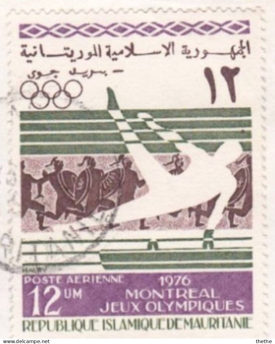 MAURITANIE - Jeux Olympiques De Montréal, Cheval-arçons - Verano 1976: Montréal