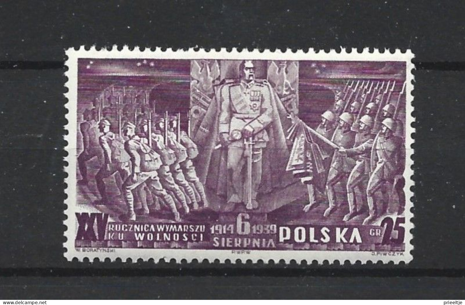 Poland 1939 25th Anniv. Polish Legion Y.T. 426 (0) - Used Stamps