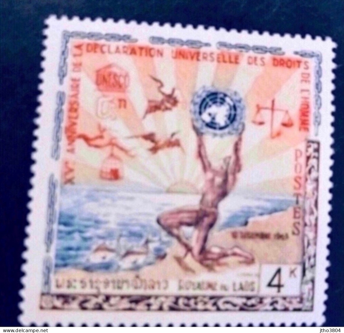 LAOS SERIE Droits De L’homme Neuf ** MNH YT 93 - Ohne Zuordnung