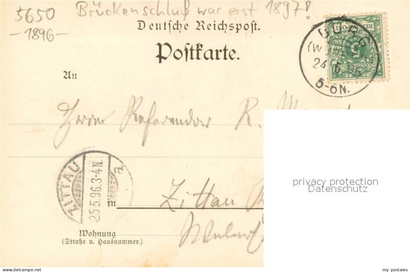 73695618 Muengsten Deutschlands Hoechste Bruecke Brueckenschluss 1897 Muengsten - Remscheid