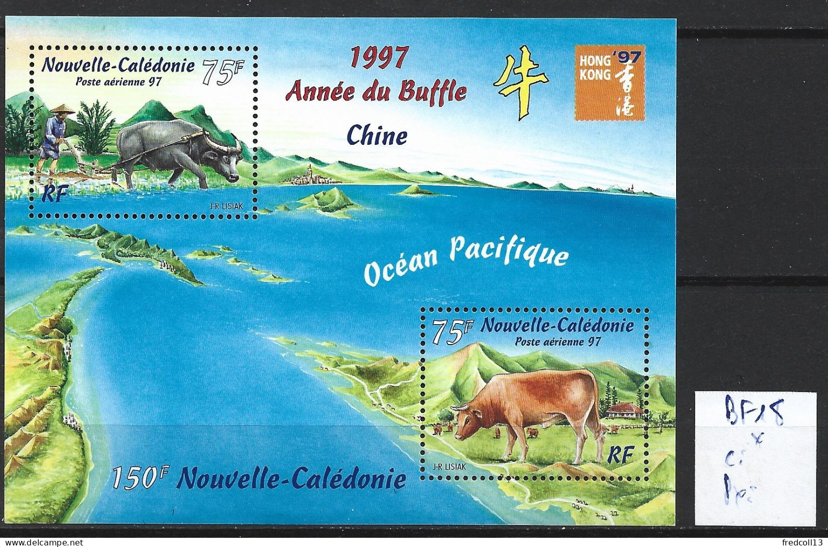 NOUVELLE-CALEDONIE BF 15 * Côte 5.50 € - Hojas Y Bloques