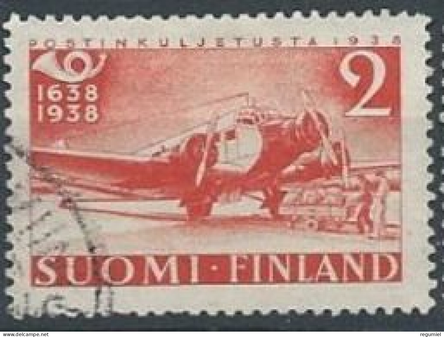 Finlandia U  207 (o) Usado.1938 - Gebraucht