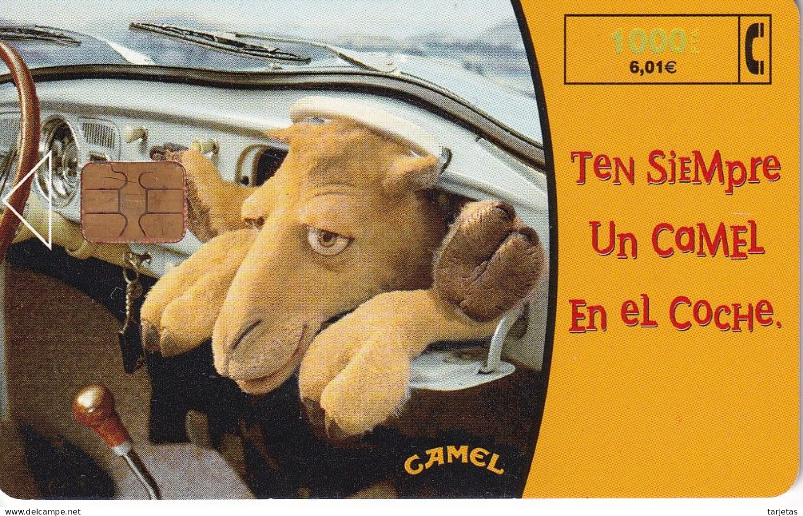 CP-169 TARJETA DE CAMEL V  DE TIRADA 40500 - Werbekarten