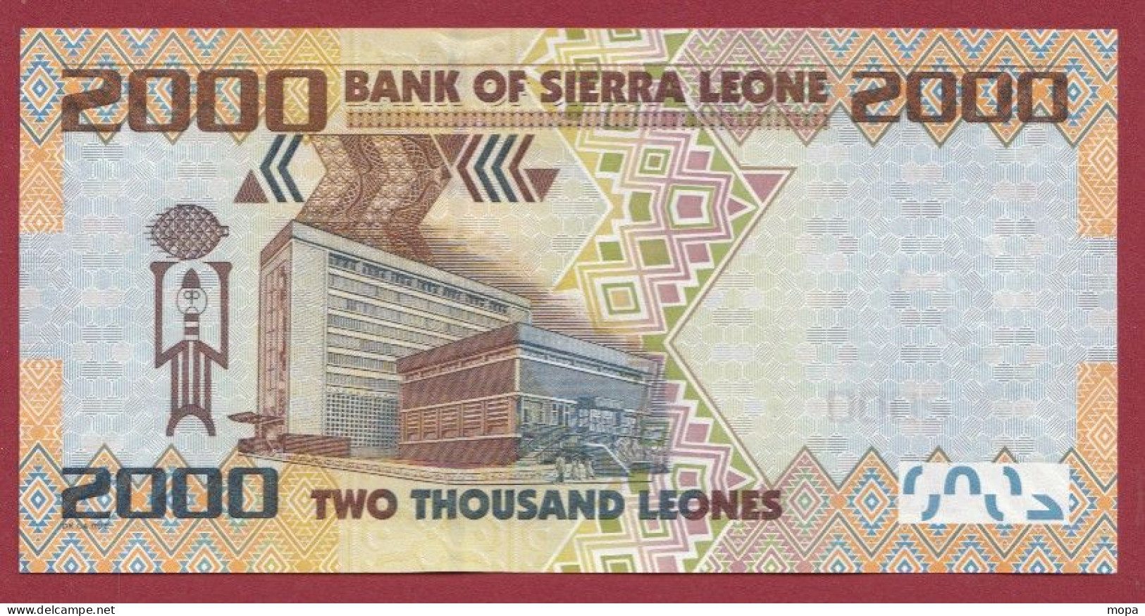 Sierra Leone --2000 Leones 2021---NEUF/UNC-- (105) - Sierra Leone