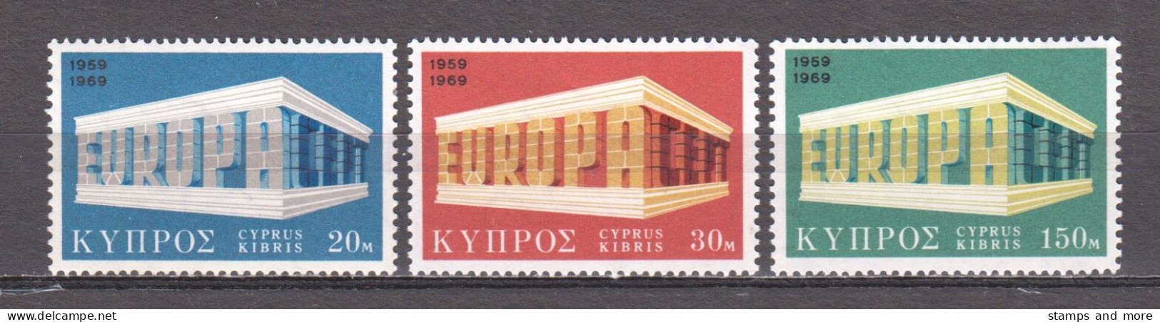 Cyprus 1969 Mi 319-321 MNH EUROPA CEPT - 1969