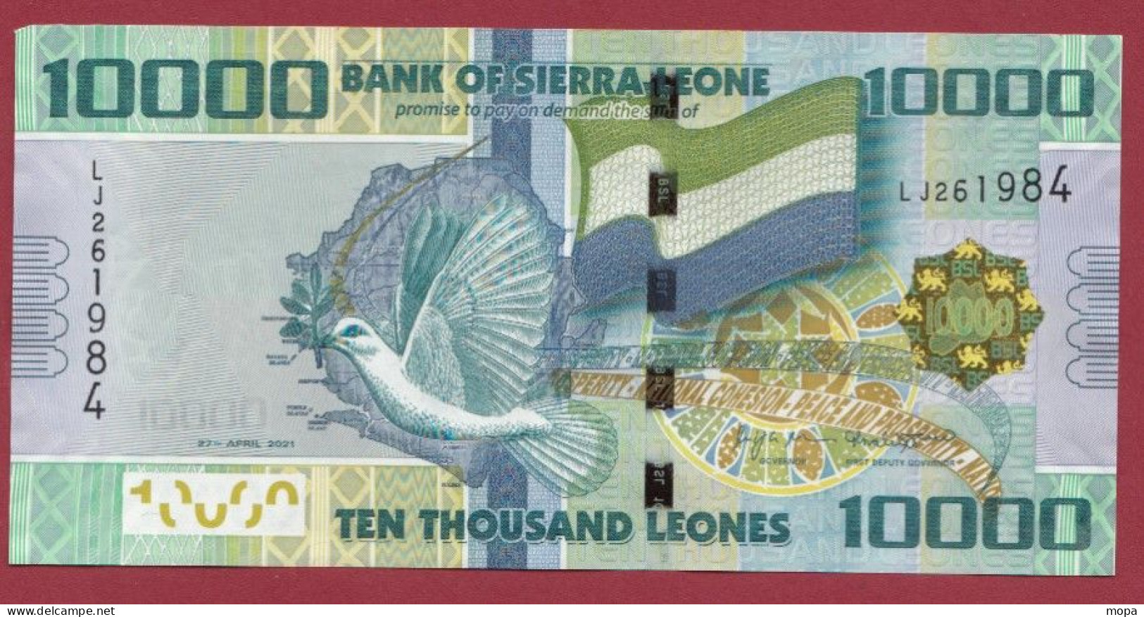 Sierra Leone --10000 Leones 2021---NEUF/UNC-- (106) - Sierra Leona