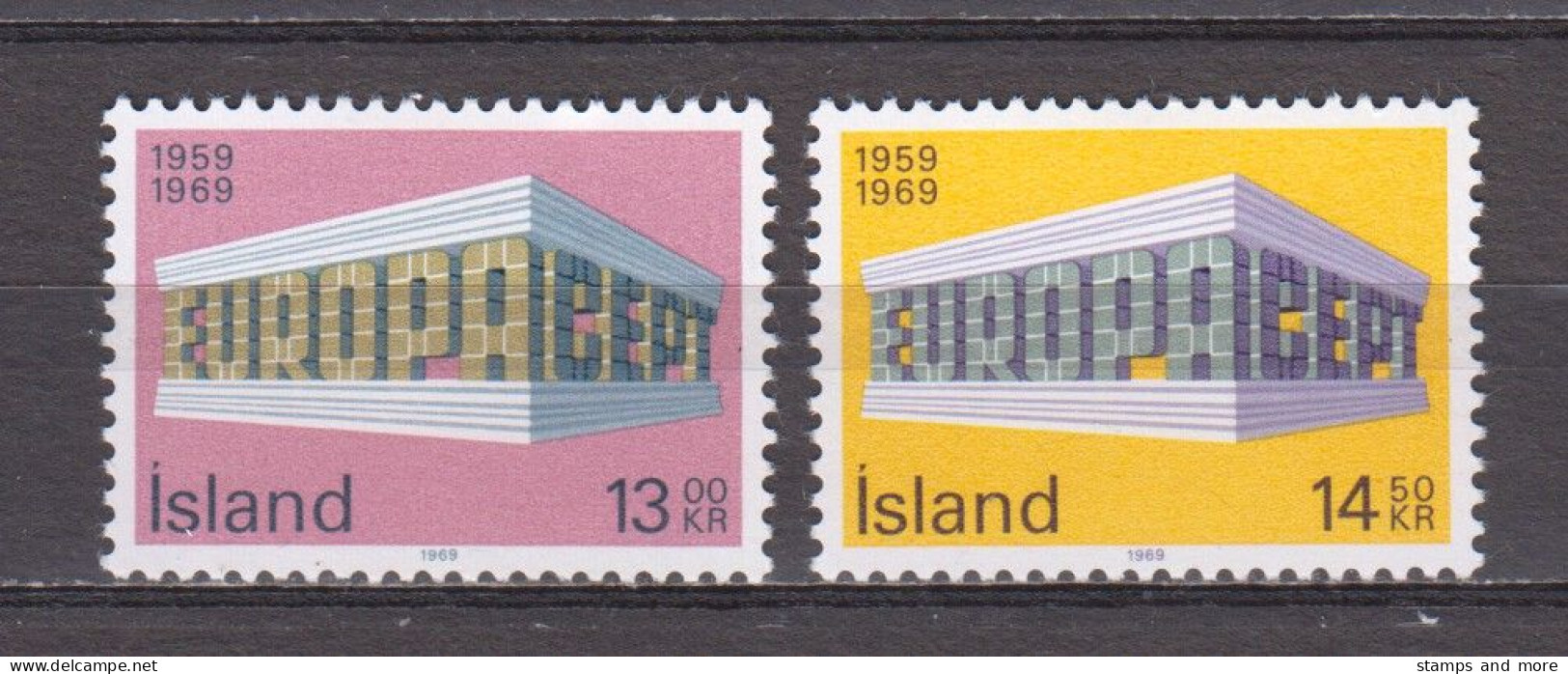 Iceland 1969 Mi 428-429 MNH EUROPA CEPT - 1969