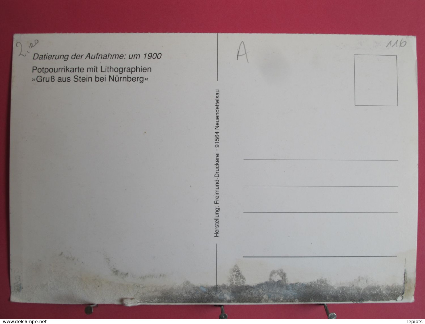 Allemagne - Gruss Aus Stein Bei Nürnberg - Potpourrikarte Mit Lithographien - Fuerth