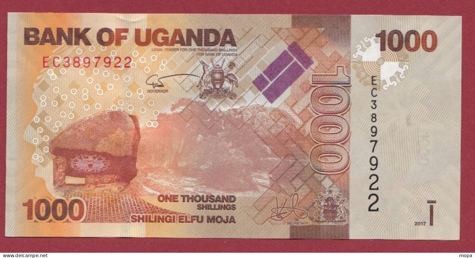 Ouganda ---1000 Shillings --2017---NEUF/UNC-- (107) - Oeganda