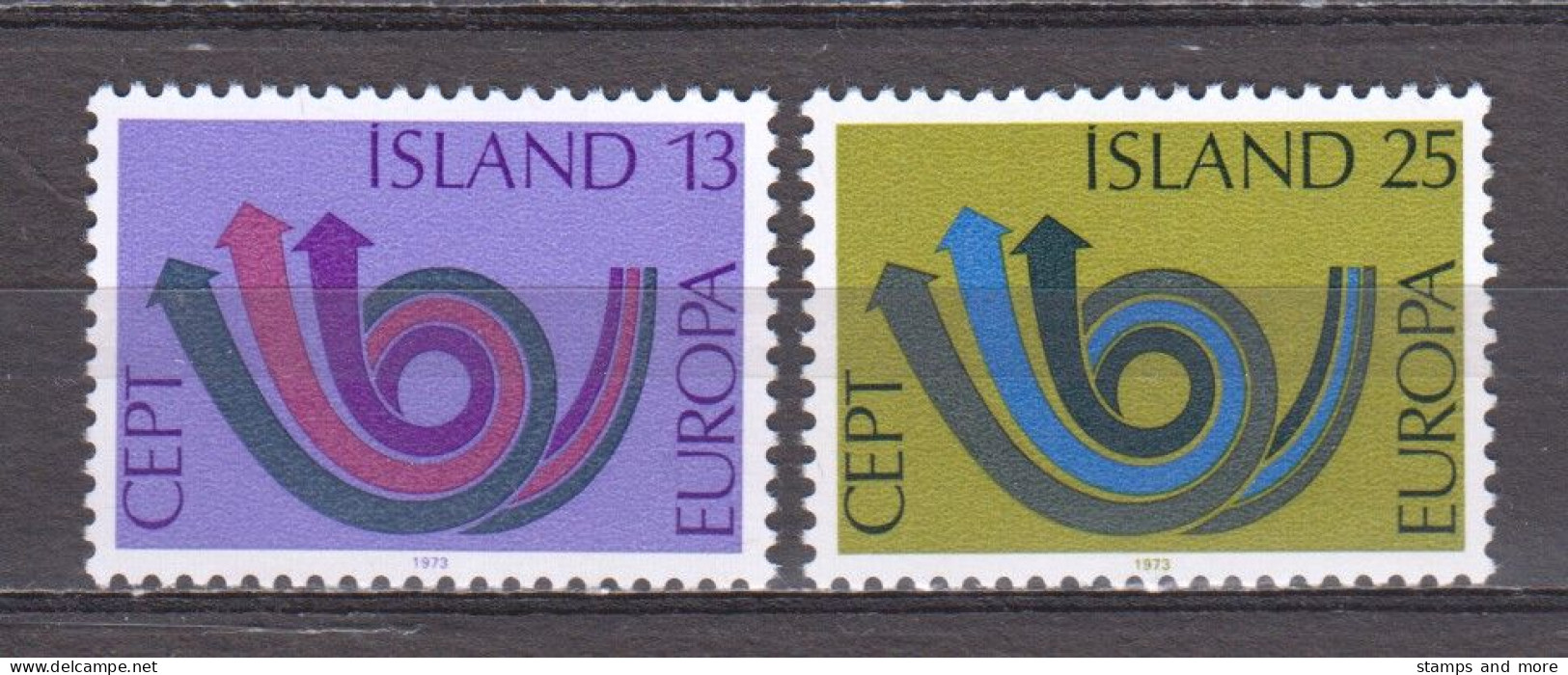 Iceland 1973 Mi 471-472 MNH EUROPA CEPT - 1973