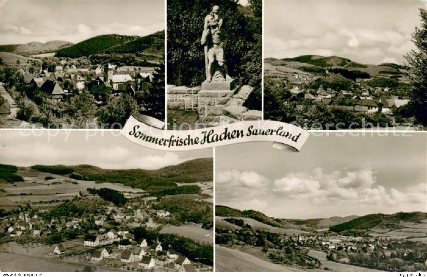 73695324 Hachen Sauerland Panorama Denkmal  Hachen Sauerland - Sundern