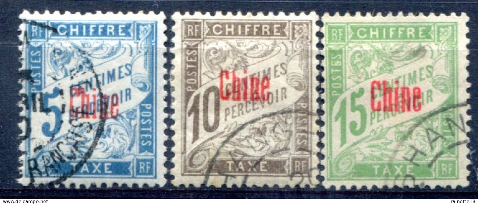 Chine       Taxes   1/3  Oblitérés - Postage Due