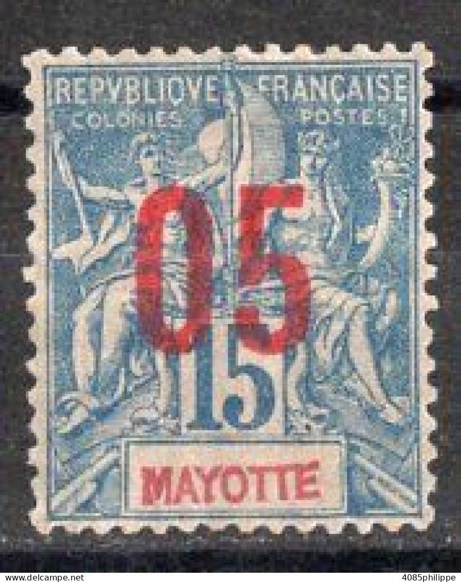 MAYOTTE Timbre-poste N°23* Neuf Charnière TB Cote : 3€00 - Unused Stamps