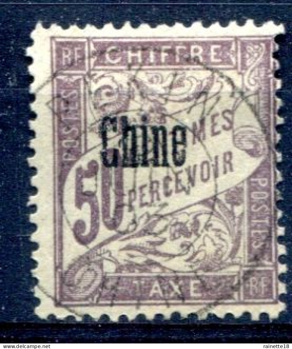 Chine       Taxe  6     Oblitéré - Timbres-taxe