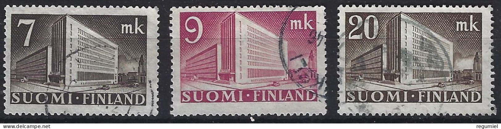 Finlandia U  265/267 (o) Usado.1943 - Gebraucht