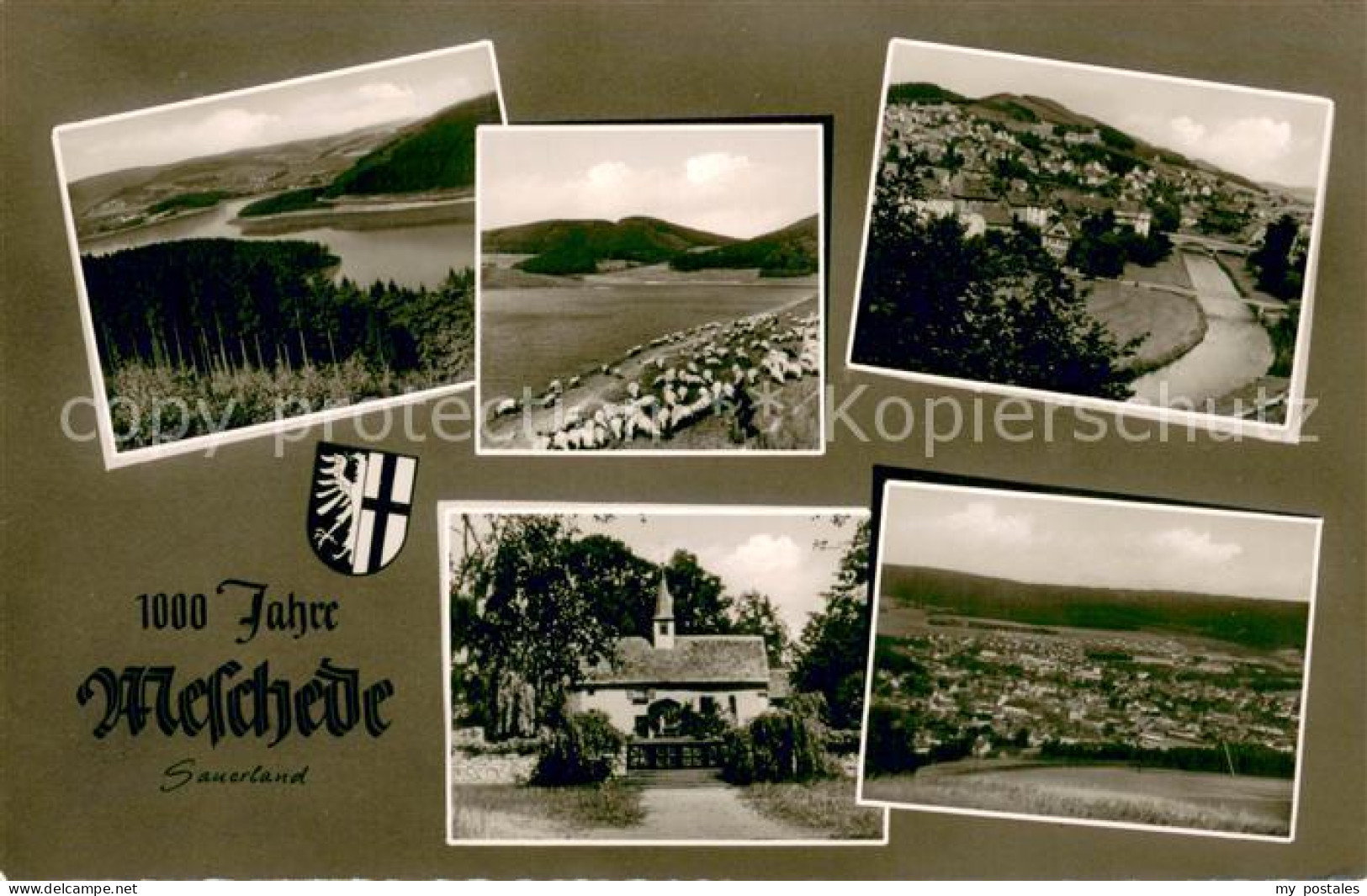 73695268 Meschede Panorama Strand Kirche Meschede - Arnsberg