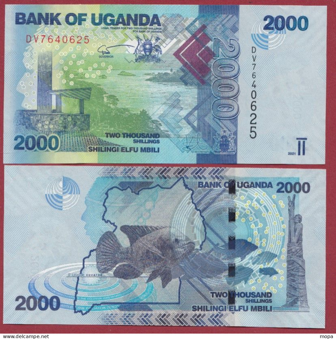 Ouganda ---2000 Shillings --2021---NEUF/UNC-- (110) - Uganda