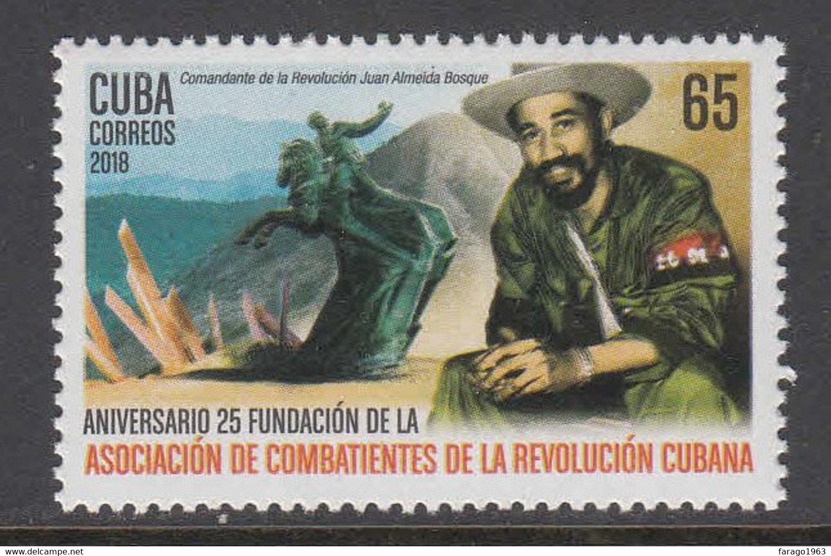 2018 Cuba Revolution Anniversary  Complete Set Of 1 MNH - Unused Stamps