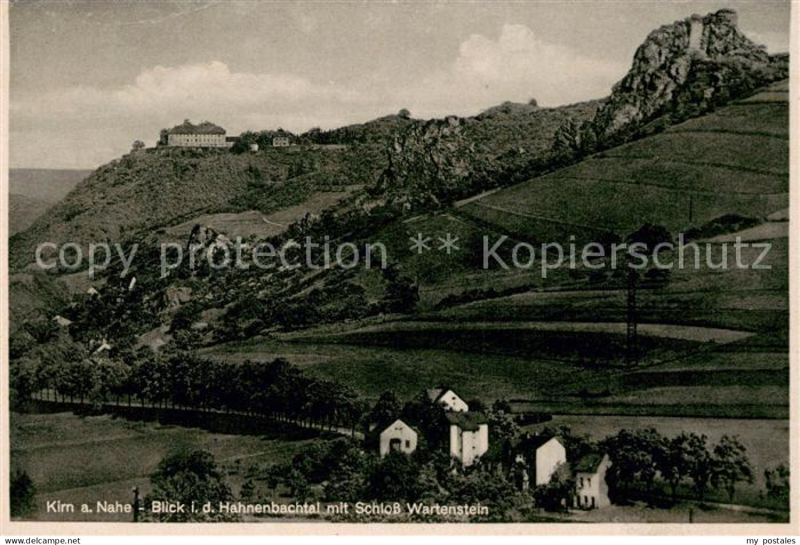 73695200 Kirn Nahe Panorama Hahnenbachtal Mit Schloss Wartenstein Kirn Nahe - Kirn