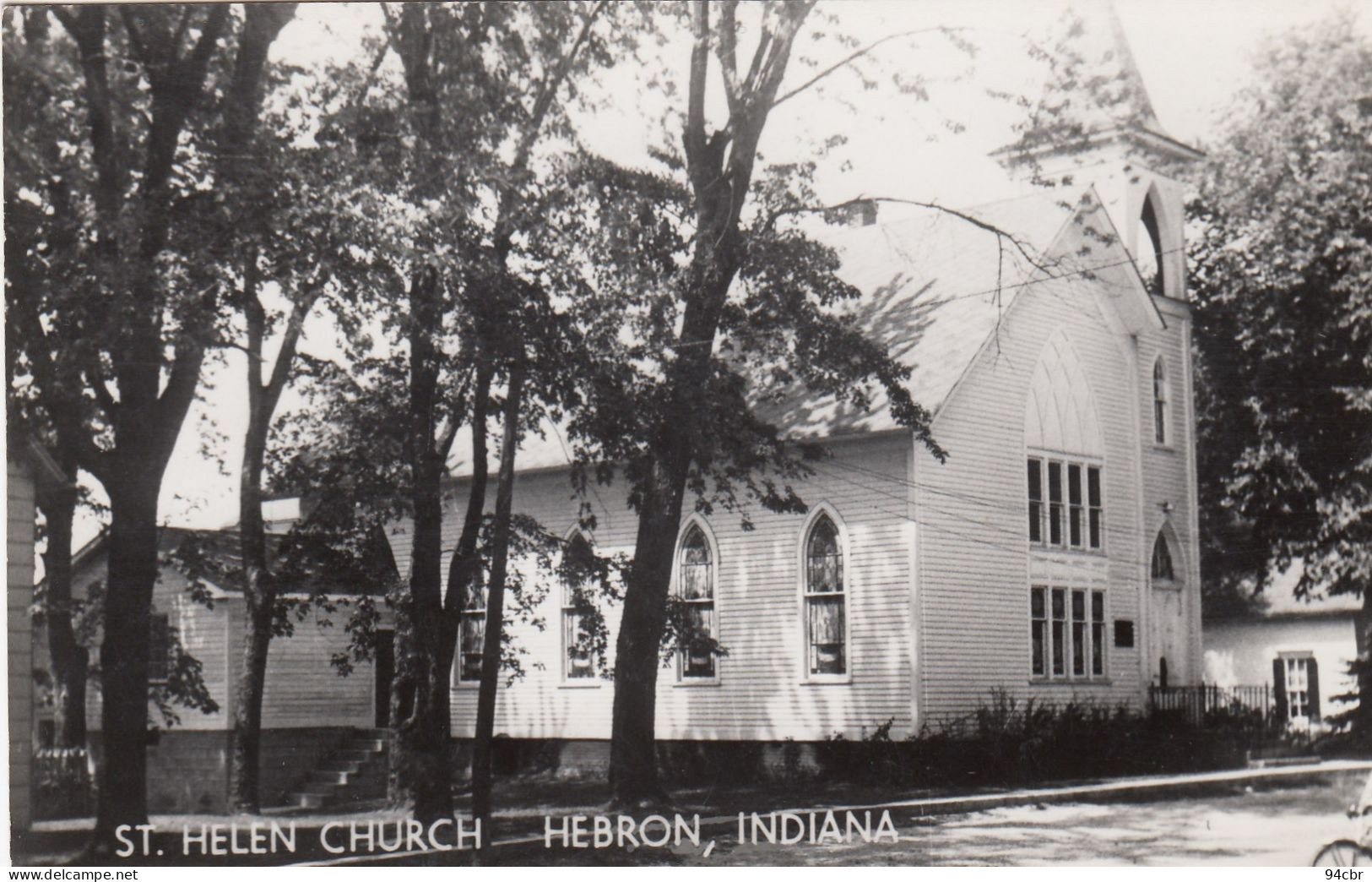 C Photo (amerique Indiana ) HEBRON St Helen Curch (.b.bur Theme) - Autres & Non Classés