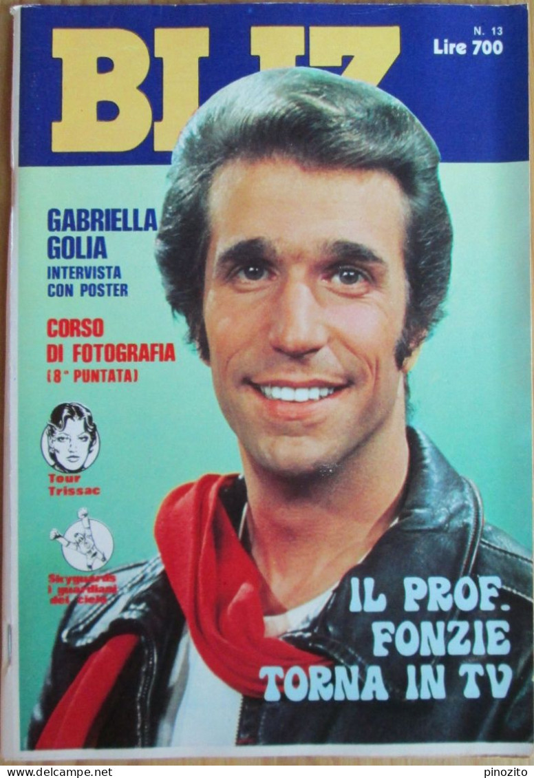 BLIZ 13 1981 Henry Winkler Gabriella Golia Talking Heads James Dean Angie Dickinson - Television