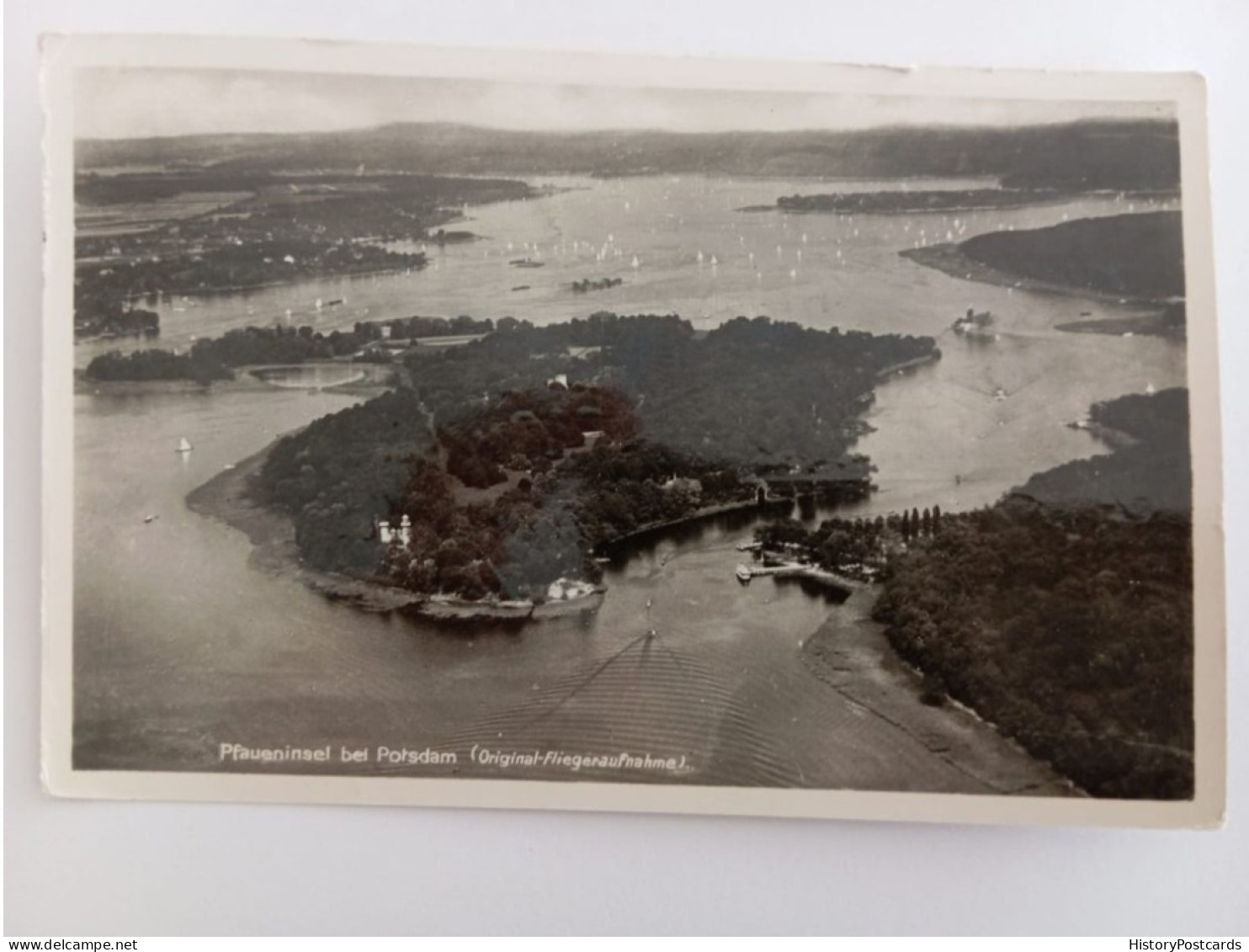 Pfaueninsel Bei Potsdam, Luftbild-AK, 1936 - Potsdam