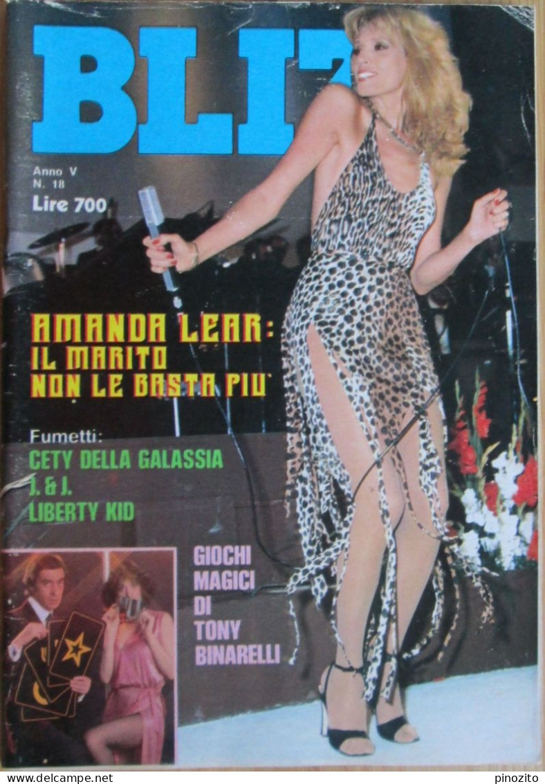 BLIZ 18 1981 Amanda Lear Yvonne Harlow Lara Saint Paul Paola Quattrini Giuliano Gemma - Télévision