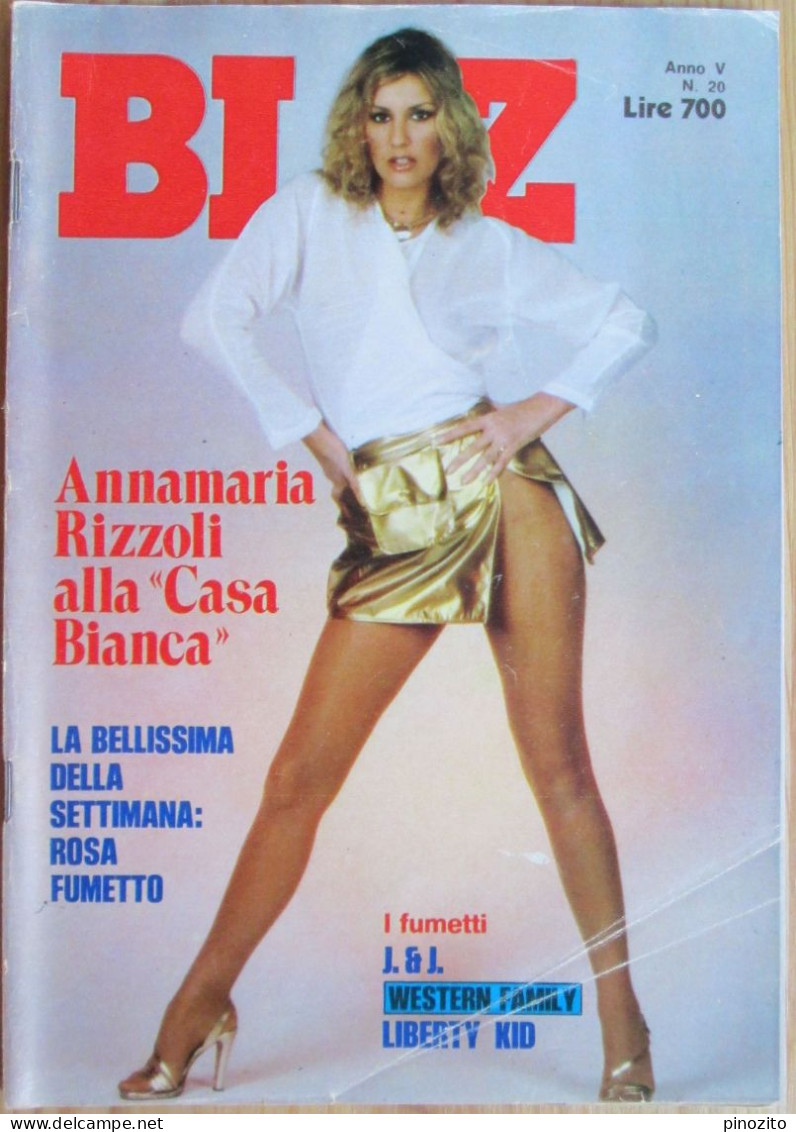 BLIZ 20 1981 Annamaria Rizzoli Rosa Fumetto Carmen & Thompson Anna Mazzamauro Rettore - Televisie