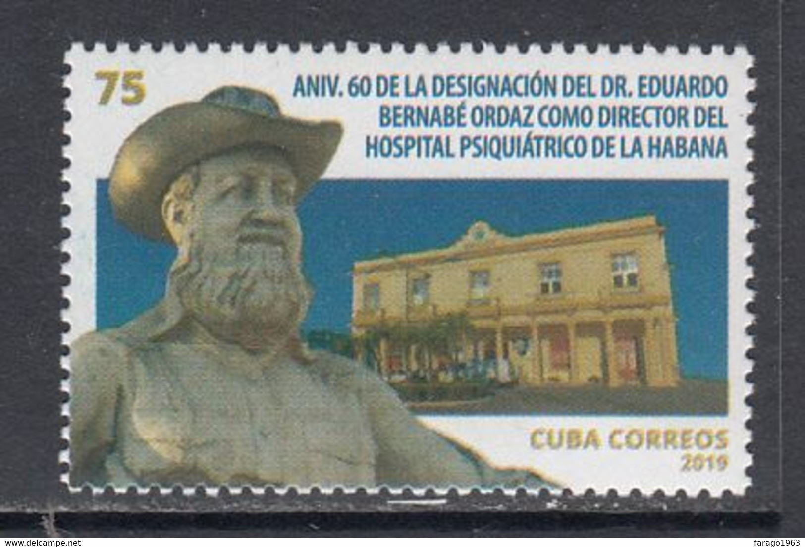 2019 Cuba Psychiatric Hospital Health   Complete Set Of 1 MNH - Médecine