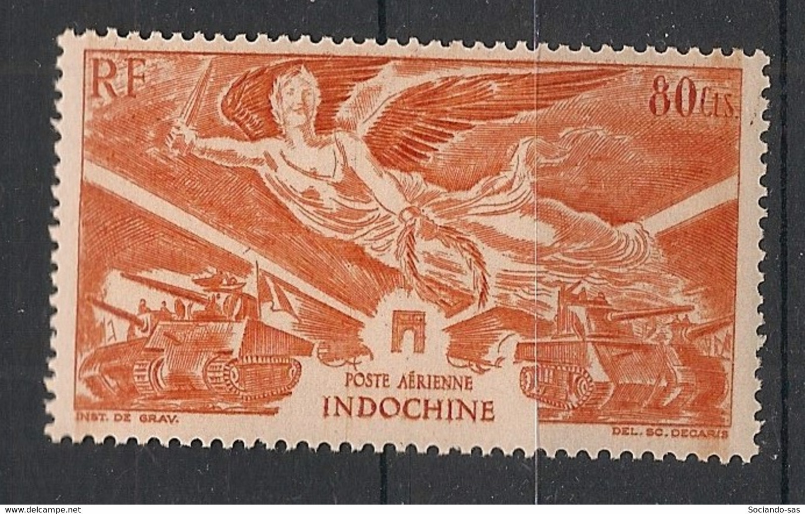 INDOCHINE - 1946 - Poste Aérienne N°YT. 39 - Victoire - Neuf Luxe ** / MNH / Postfrisch - Poste Aérienne