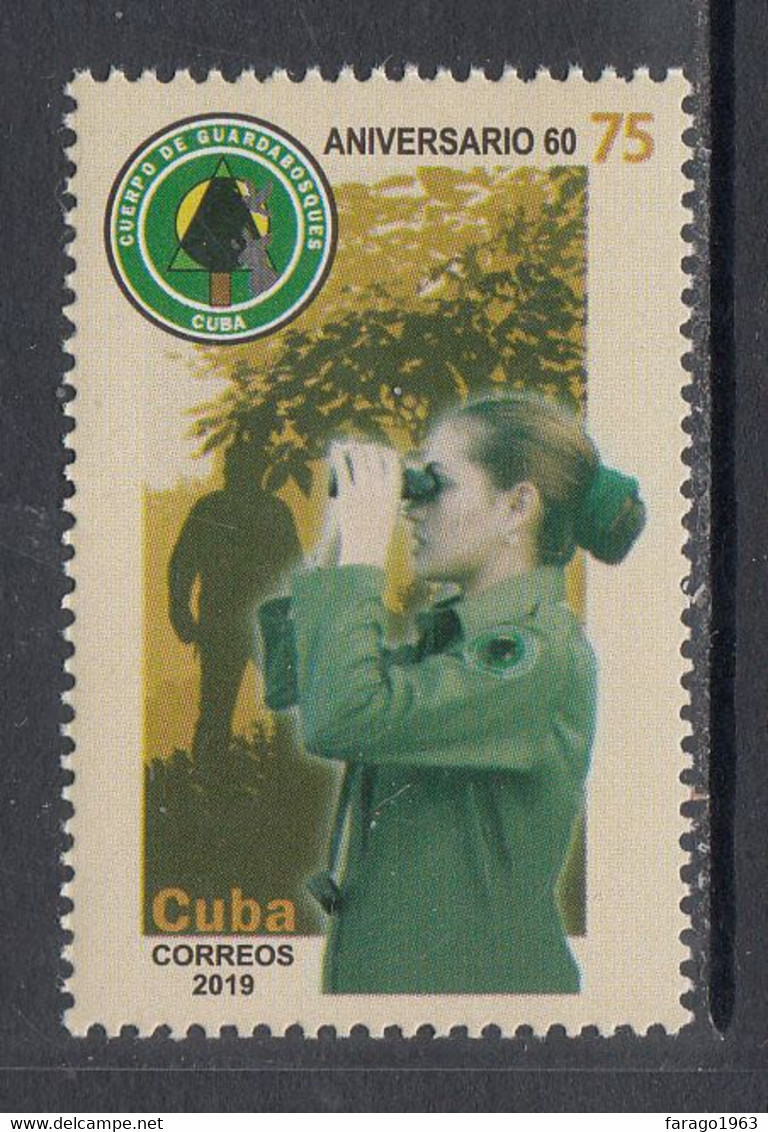 2019 Cuba Forest Rangers Conservation Complete Set Of 1 MNH - Ongebruikt