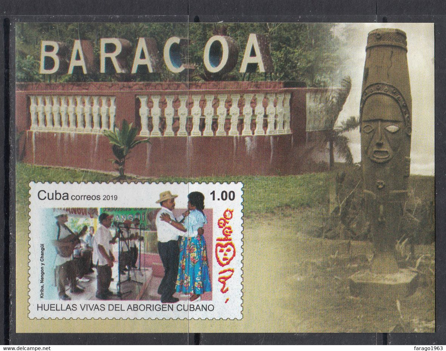 2019 Cuba Culture Heritage Dance Souvenir Sheet MNH - Ongebruikt