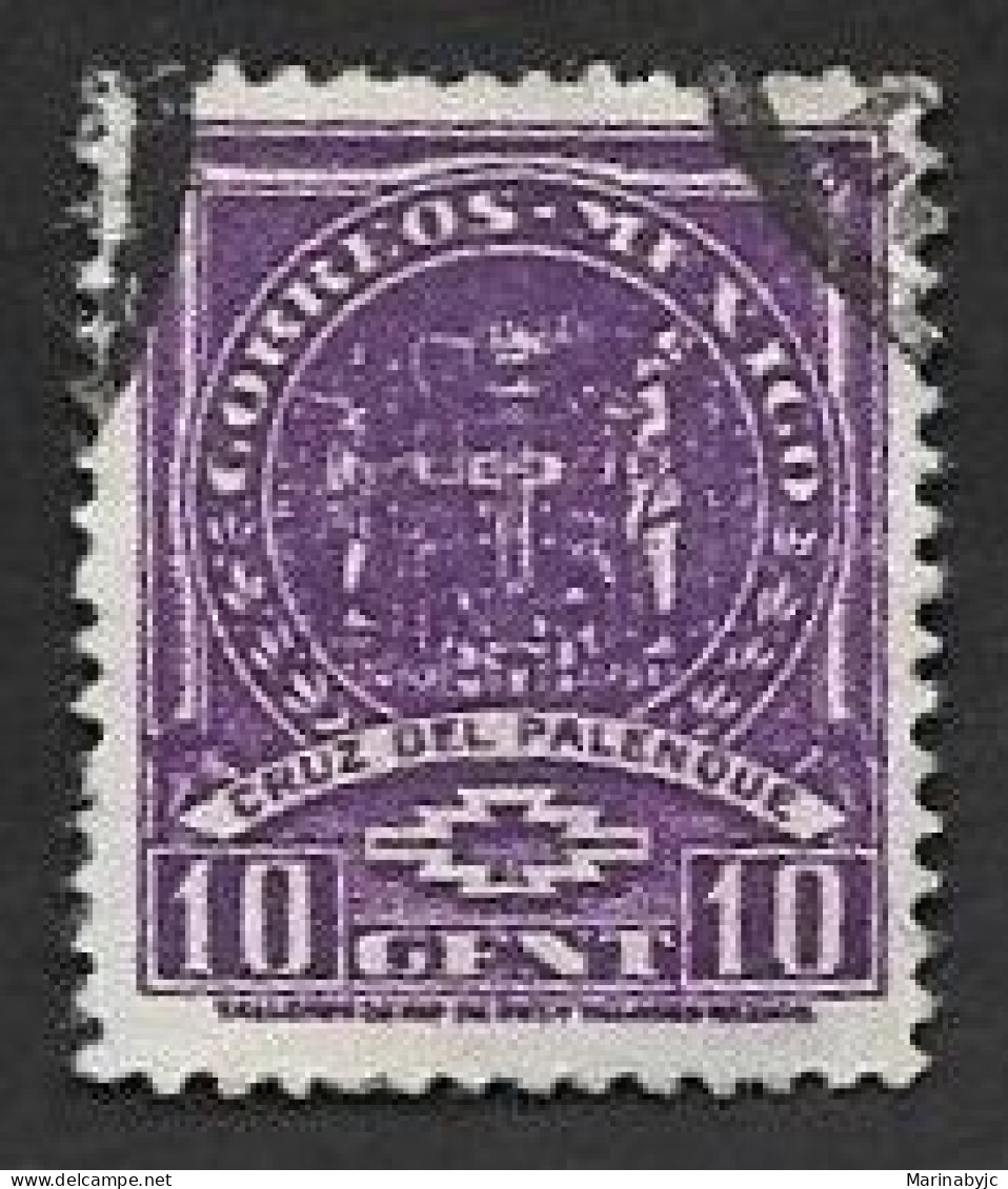 SE)1934-40 MEXICO, CROSS OF PALENQUE 10C SCT712, USED - Mexico