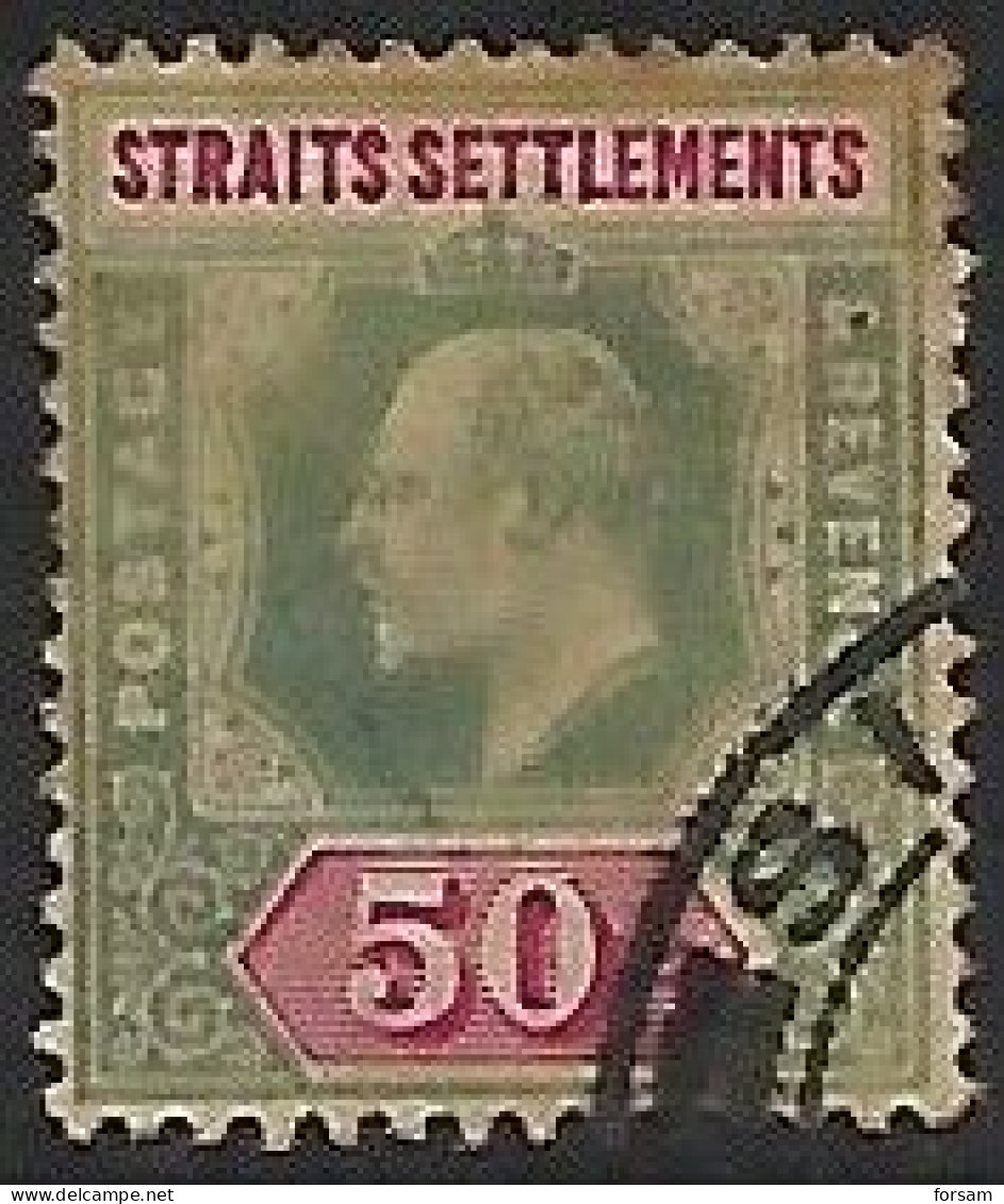 STRAITS SETTLEMENTS..1902..Michel # 87...used. - Straits Settlements