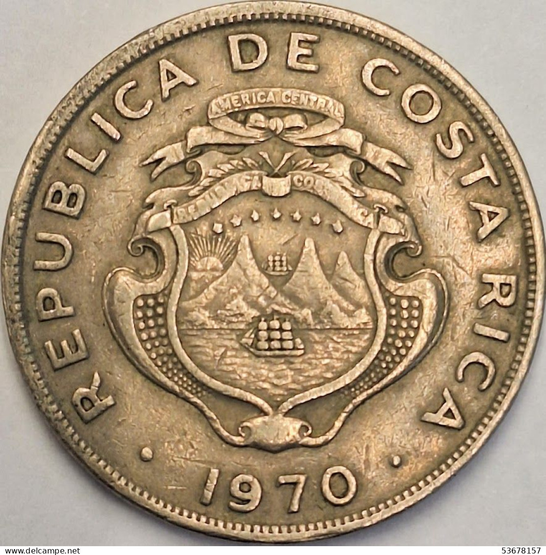 Costa Rica - 2 Colones 1970, KM# 187.2 (#3519) - Costa Rica