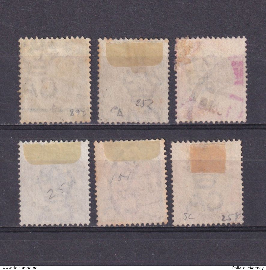 TRANSVAAL SOUTH AFRICA 1902, SG #244-249, Part Set, Wmk Crown CA, Used - Transvaal (1870-1909)