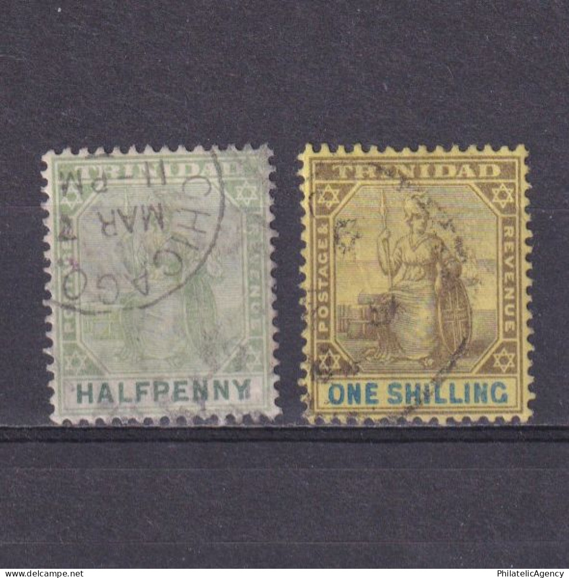 TRINIDAD 1901, SG #127-131, Part Set, Used - Trinidad & Tobago (...-1961)