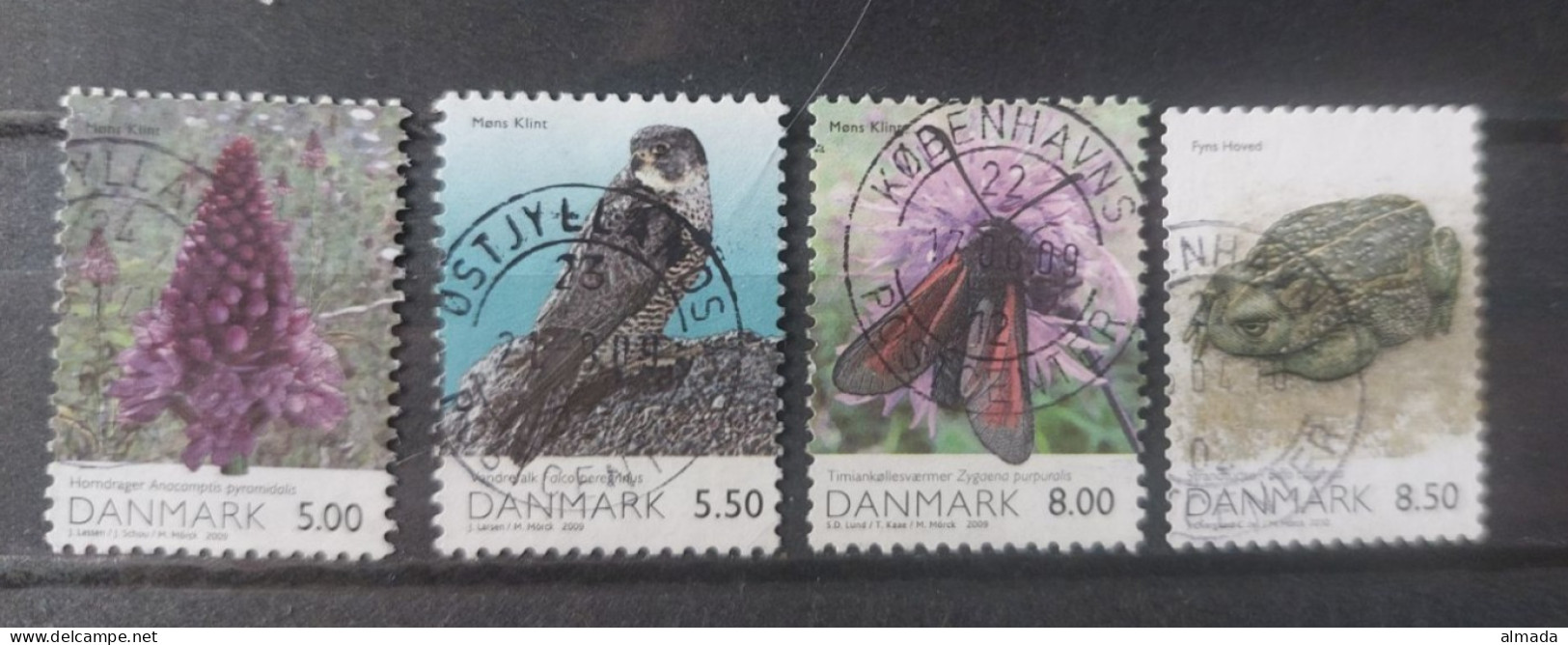 Dänemark, Denmark 2009: Michel 1524-1527 Used, Gestempelt - Used Stamps