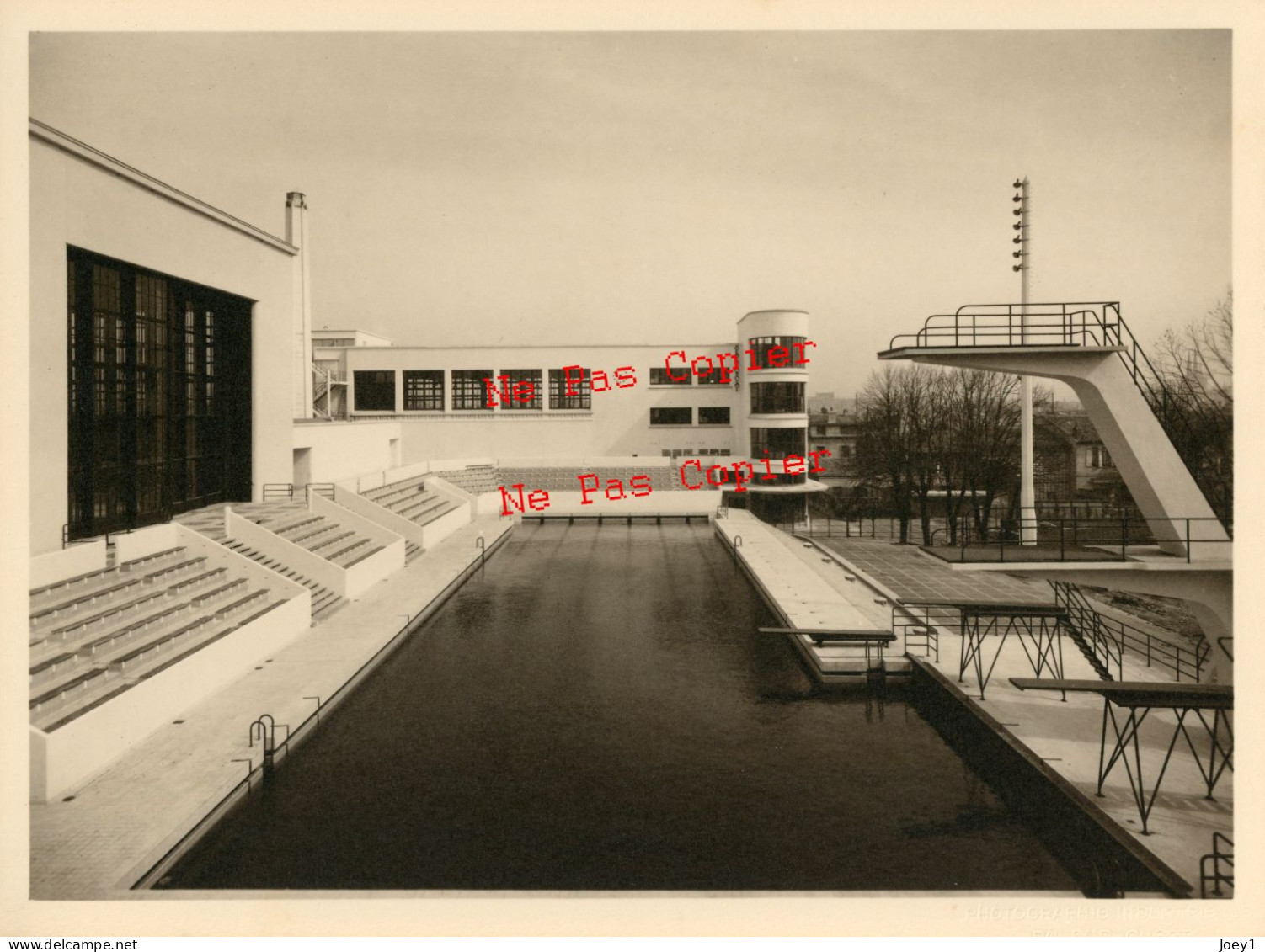 Photo Piscine De Bordeaux Années 30 Format 17/23 - Places