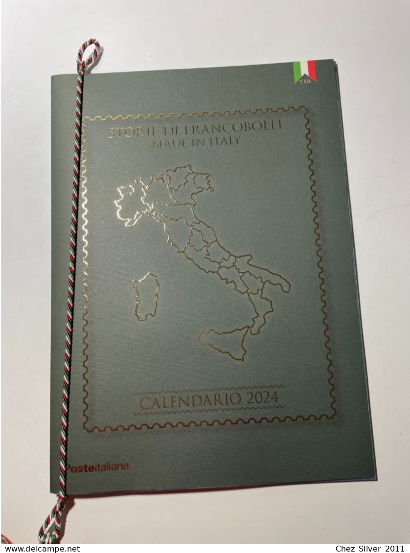 2023 Poste Folder Calendario 2024 Omaggio Made In Italy Edizione Limitata Di 500 - Paquetes De Presentación