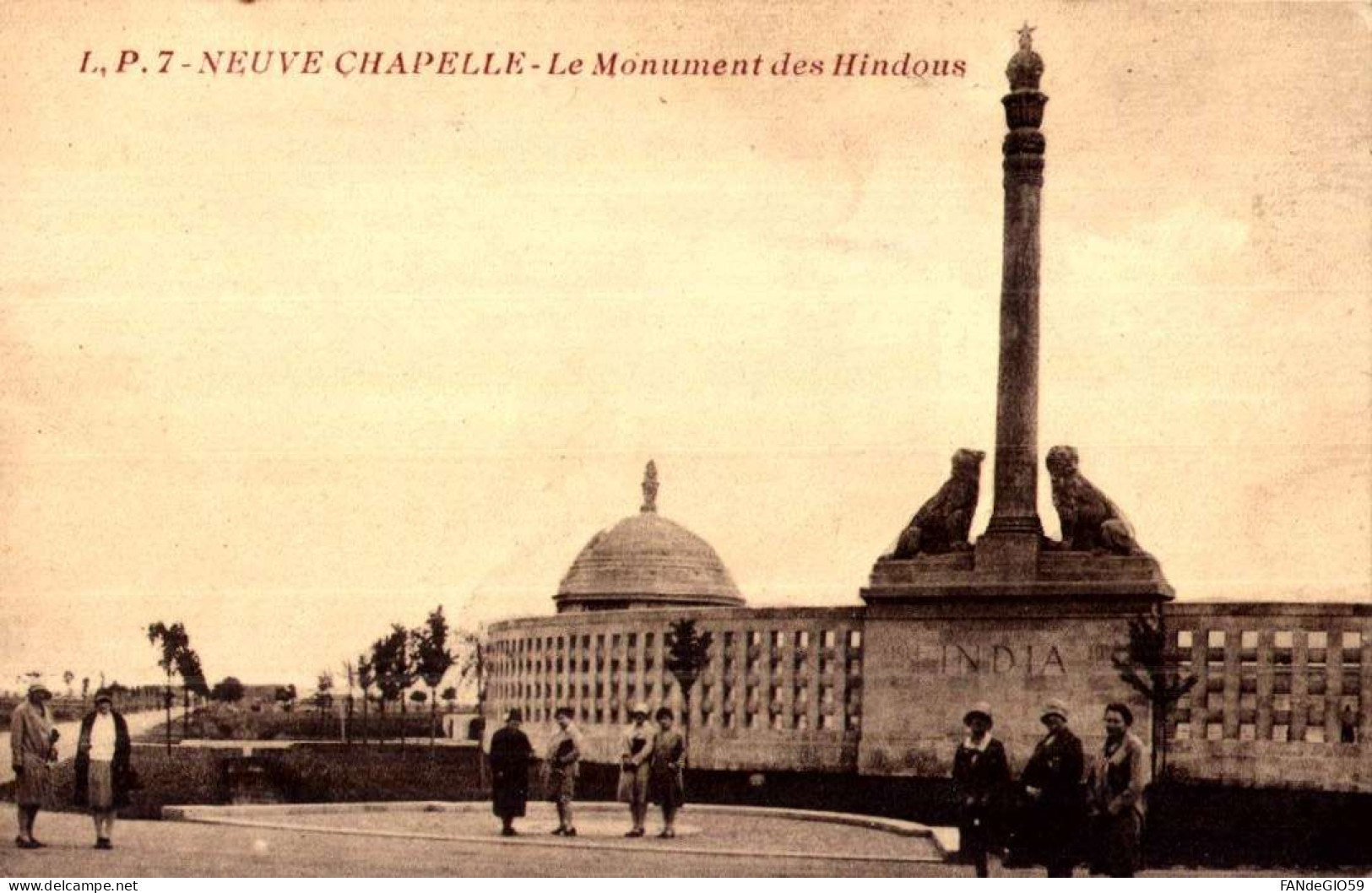 Neuve  Chapelle Le Monument   Des Hindous  ///  39 - Andere & Zonder Classificatie