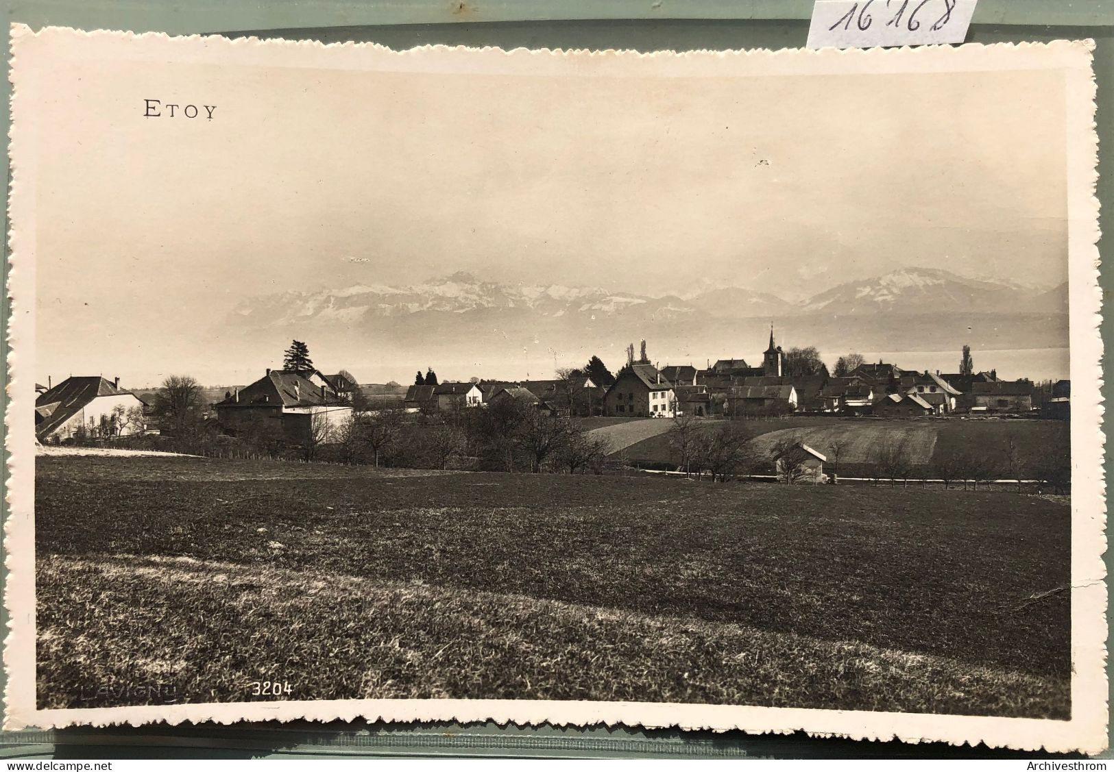 Etoy (district De Morges) Et Vue Sur Les Montagnes De Savoie (16'168) - Étoy