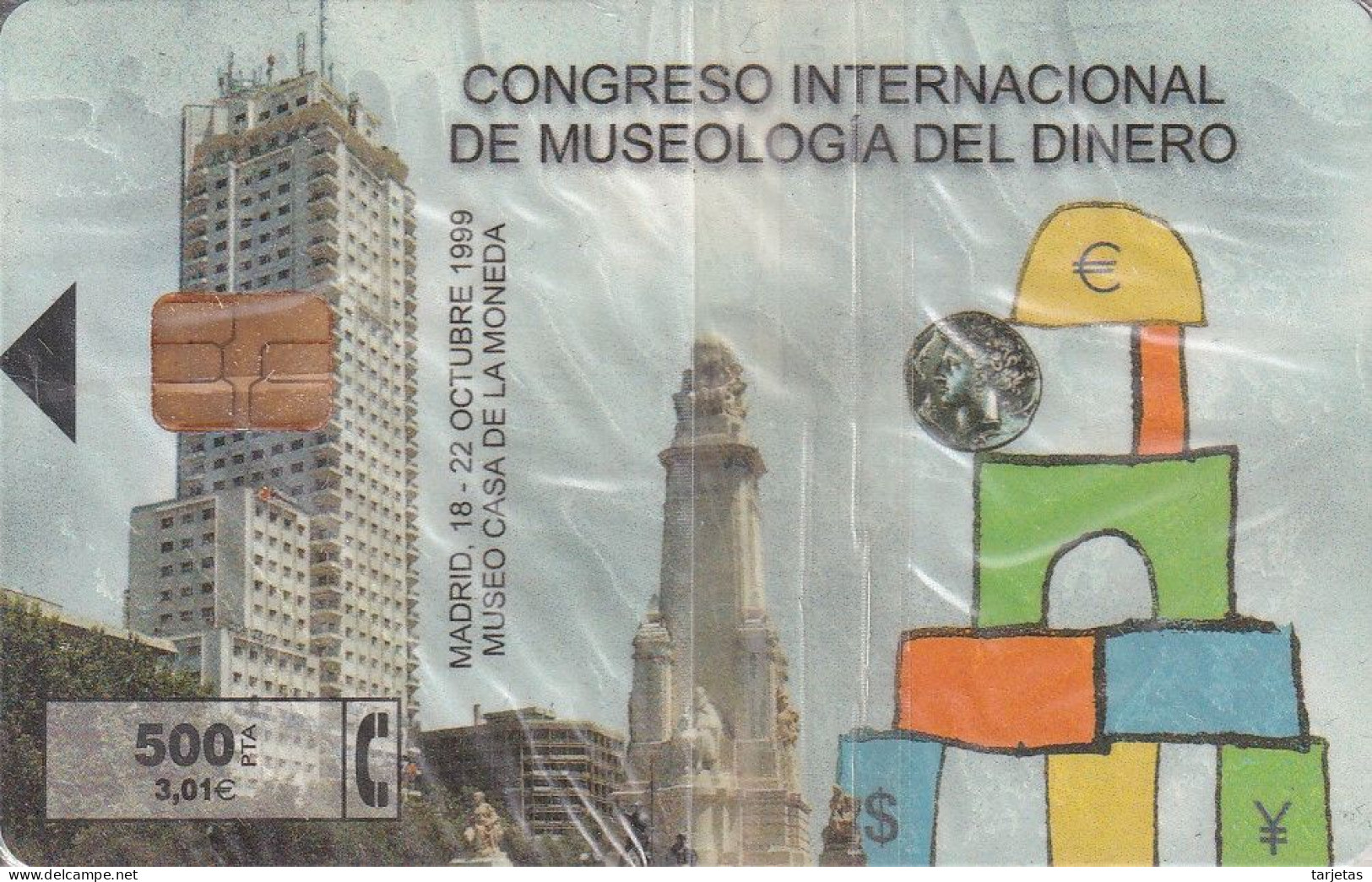 P-401 TARJETA MUSEO DEL DINERO DEL 10/99 Y TIRADA 4500 PRECIO FACIAL  (NUEVA-MINT) - Privé-uitgaven