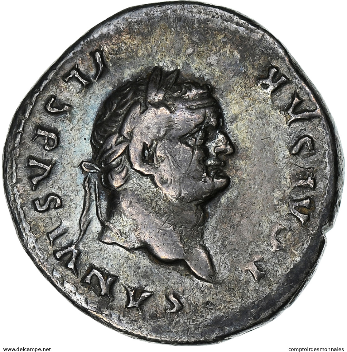 Titus, Denier, 77-78, Rome, Argent, TTB, RIC:986 - La Dinastía Flavia (69 / 96)