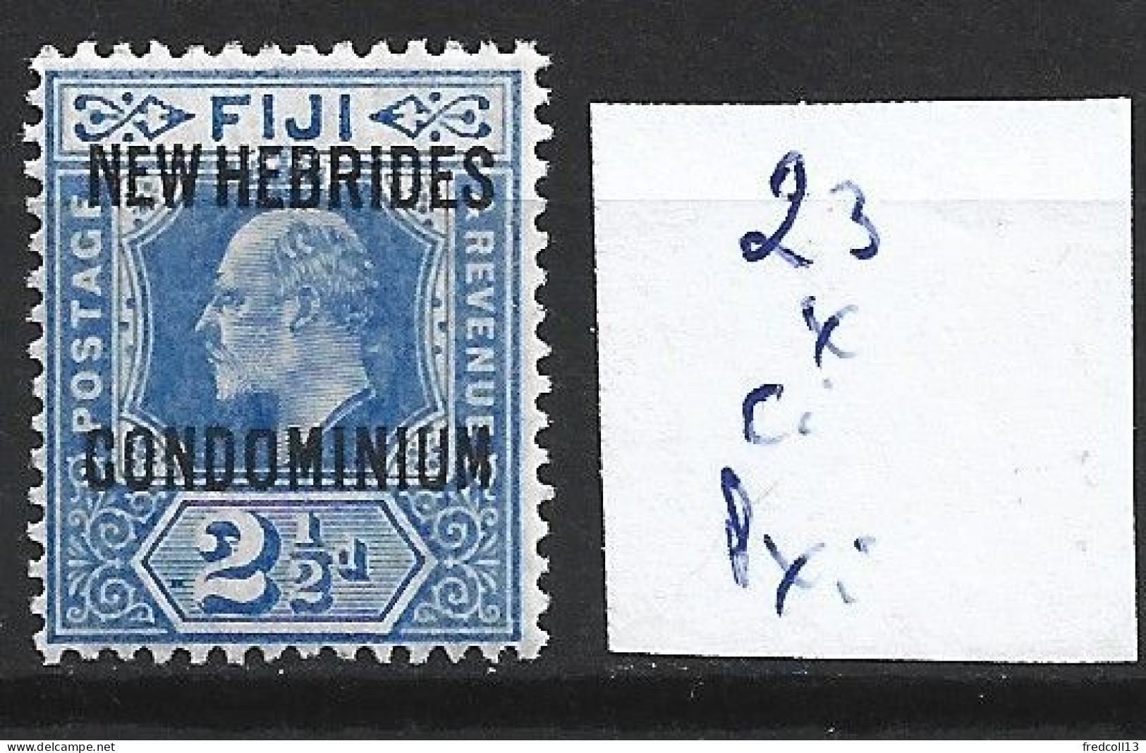 NOUVELLES-HEBRIDES 23 * Côte 9 € - Unused Stamps