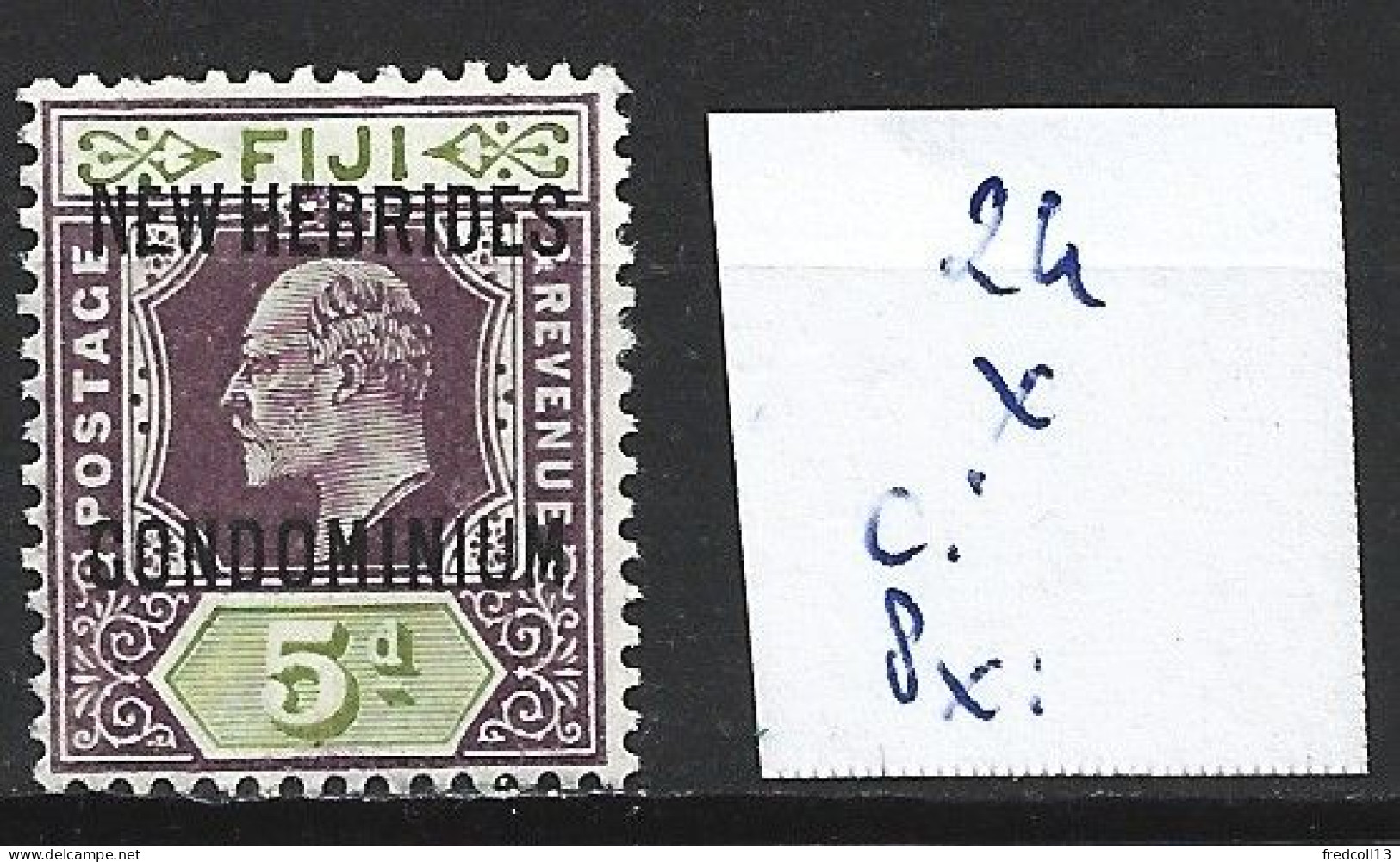 NOUVELLES-HEBRIDES 24 * Côte 9 € - Unused Stamps