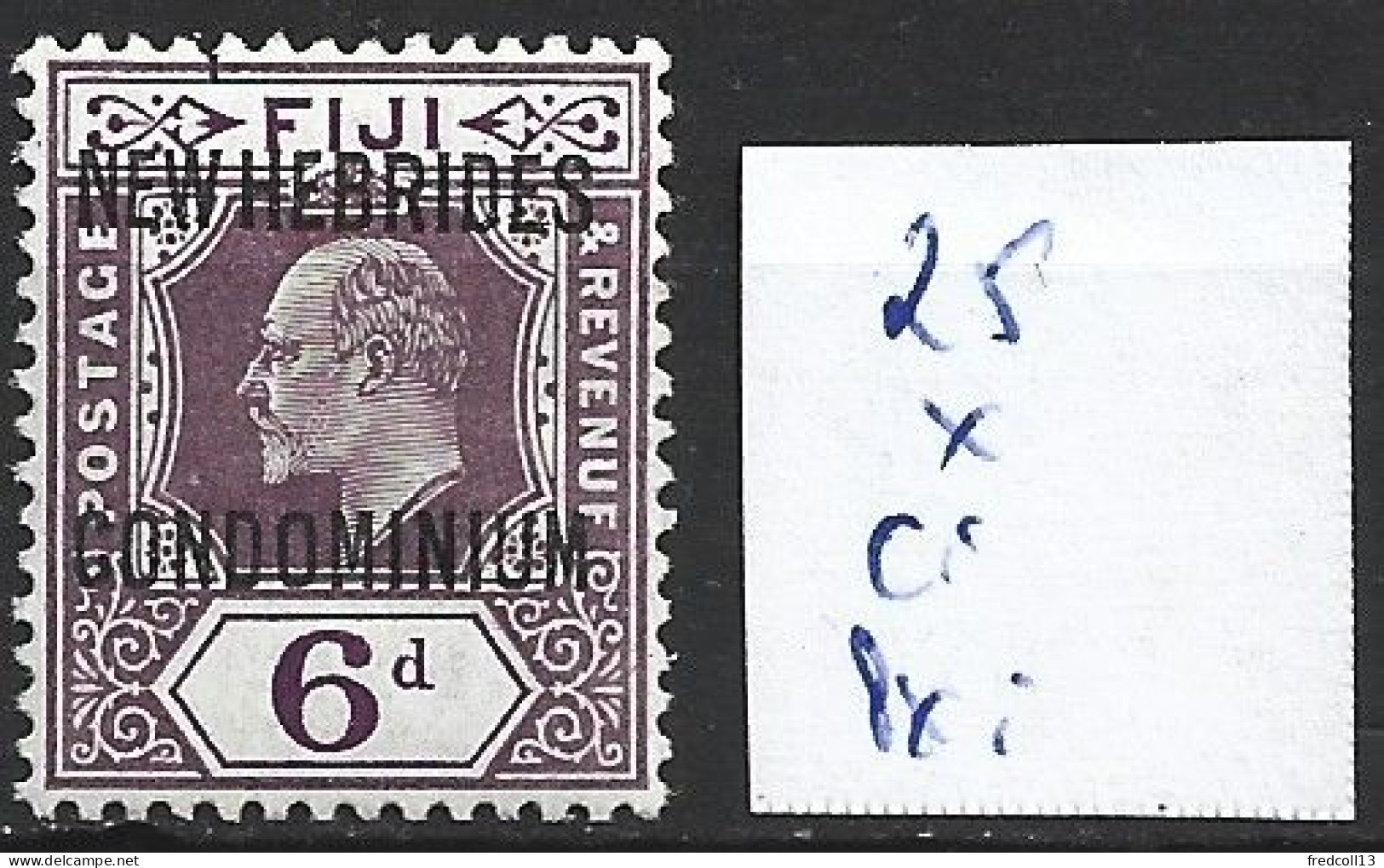 NOUVELLES-HEBRIDES 25 * Côte 15.50 € - Unused Stamps
