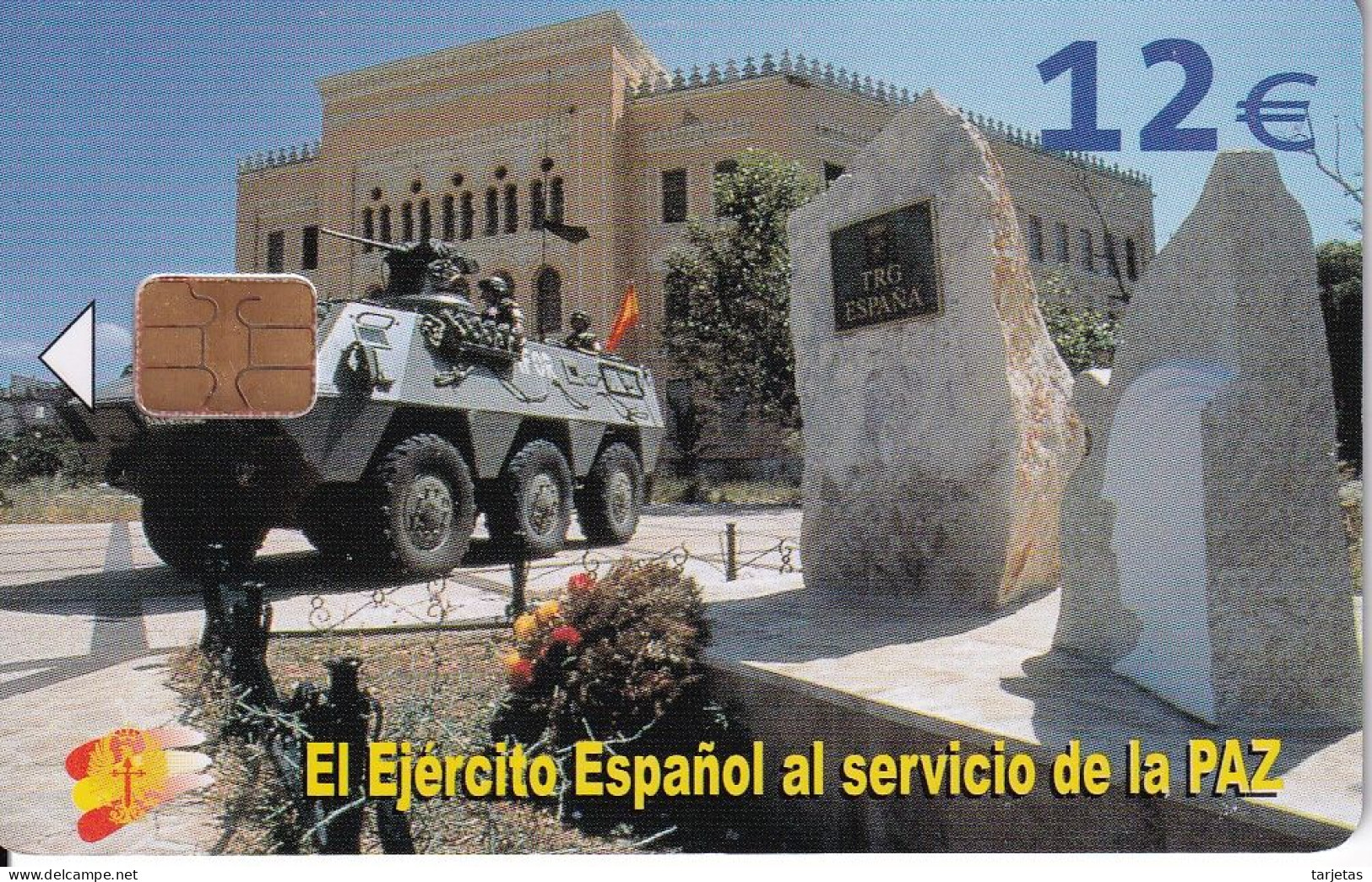 CP-262A TARJETA DEL EJERCITO ESPAÑOL EN BOSNIA DE TIRAJE 50200 Y FECHA 11/03 - Werbekarten