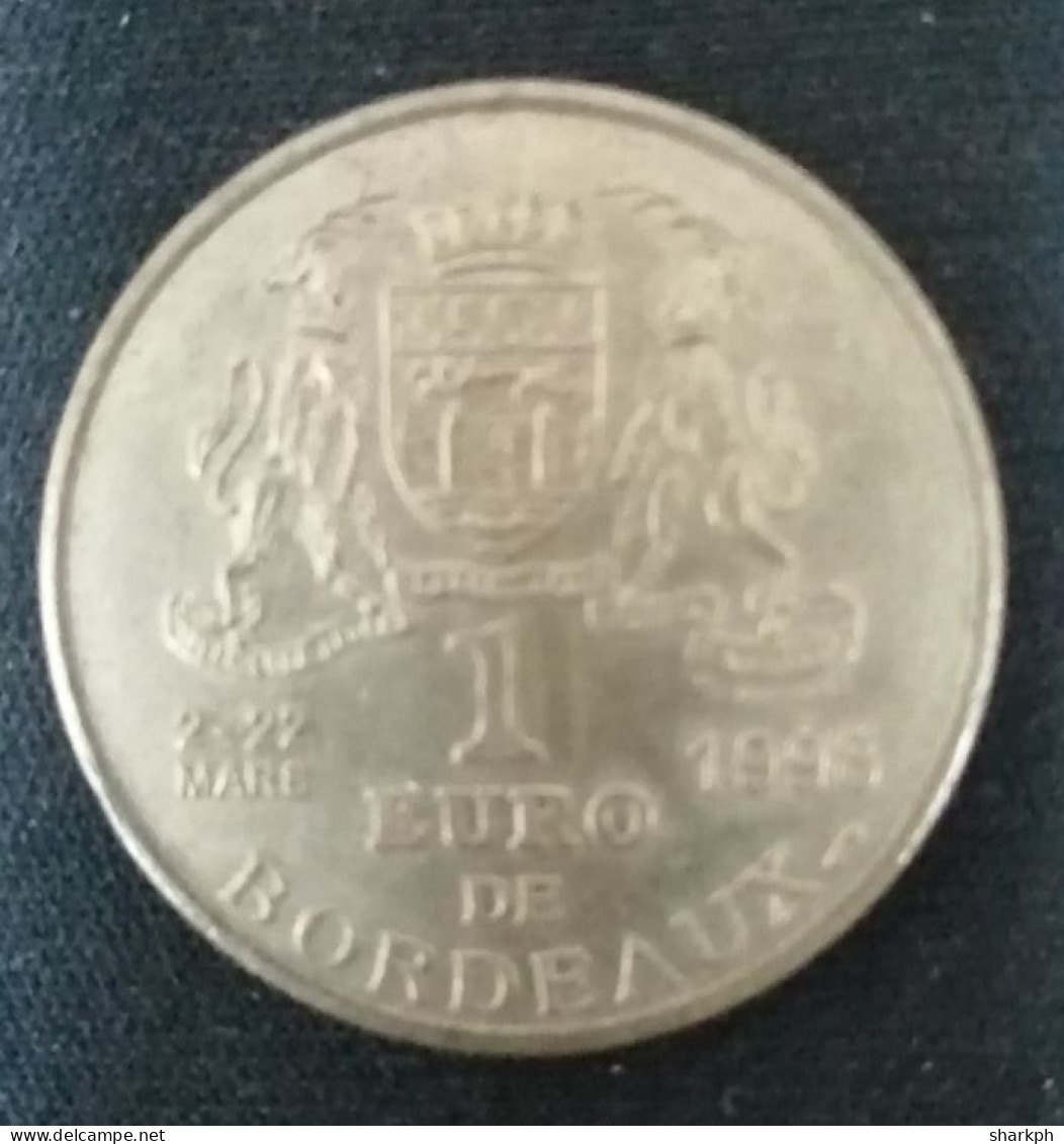 UN EURO DE BORDEAUX 1998 - Euro Van De Steden